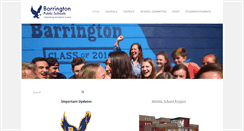 Desktop Screenshot of barringtonschools.org